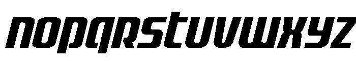 Vanguardian Super-Italic Font UPPERCASE