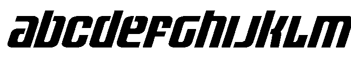 Vanguardian Ultra-Italic Font UPPERCASE