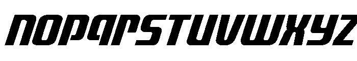 Vanguardian Ultra-Italic Font LOWERCASE