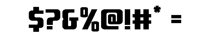 Vanguardian Font OTHER CHARS
