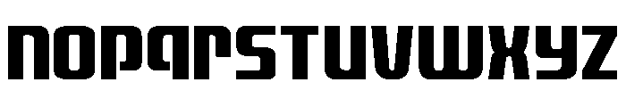 Vanguardian Font LOWERCASE