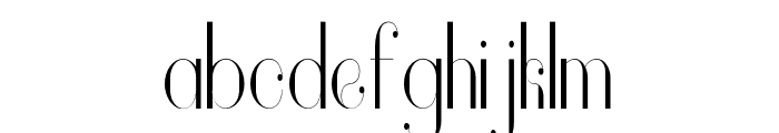 Vanity-LightNarrow Font LOWERCASE