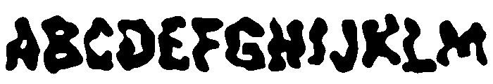 Vanshoty Font UPPERCASE