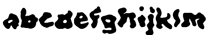 Vanshoty Font LOWERCASE