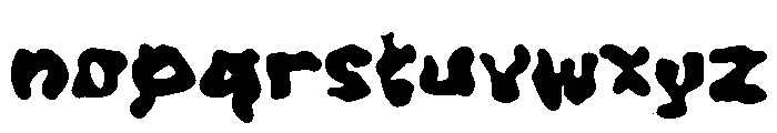 Vanshoty Font LOWERCASE