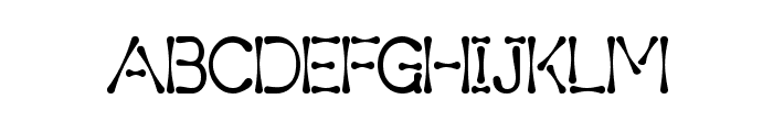 Variant 4 GeM Font UPPERCASE