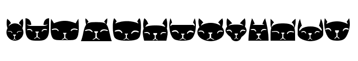Various Cats Regular Font LOWERCASE
