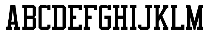Varsity Classic Serif B Font LOWERCASE