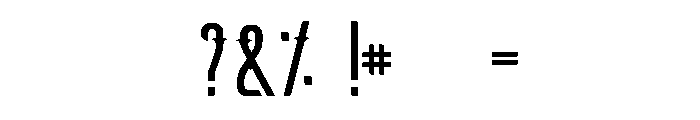 Vastenburg Typeface Regular Font OTHER CHARS