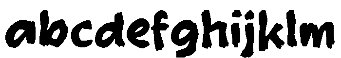 Vasya Font LOWERCASE
