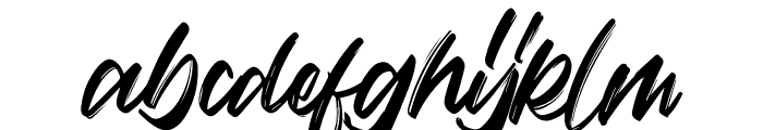 Vaughan Handstylish Font Font LOWERCASE