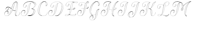 Validity Script Thin Italic Font UPPERCASE