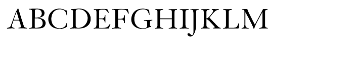 Van Dijck Roman Font UPPERCASE