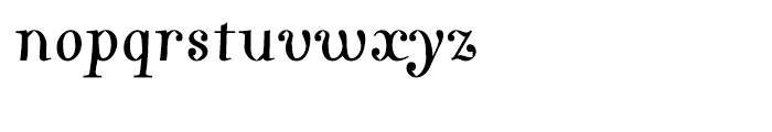 Varius 1 Italic Font LOWERCASE