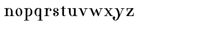 Varius 1 Roman Font LOWERCASE