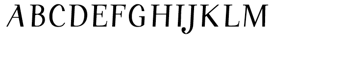 Varius 3 Italic Font UPPERCASE