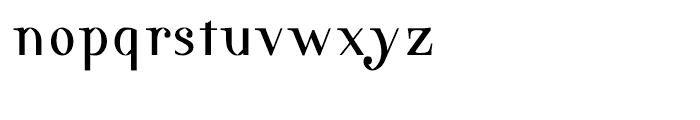 Varius 3 Roman Font LOWERCASE