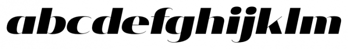 Vage Black Italic Font LOWERCASE