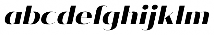 Vage Semibold Italic Font LOWERCASE