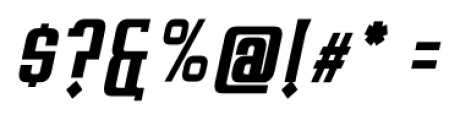 Vahika Bold Italic Font OTHER CHARS