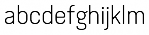 Van Condensed Light Font LOWERCASE