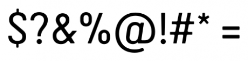 Van Condensed Regular Font OTHER CHARS