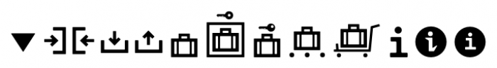 Van Dingbats Regular Font UPPERCASE