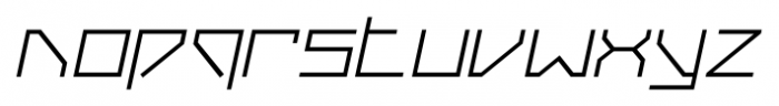 VanBerger Italic Font LOWERCASE