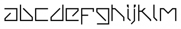 VanBerger Regular Font LOWERCASE