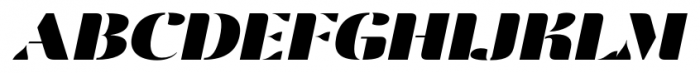 Vanage Black Bold Italic Font UPPERCASE