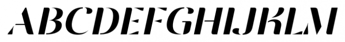 Vanage Italic Font UPPERCASE