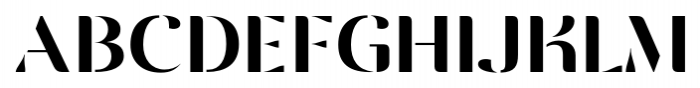 Vanage Regular Font UPPERCASE