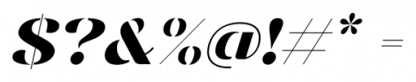 Vanage SemiBold Italic Font OTHER CHARS
