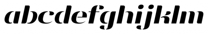 Vanage SemiBold Italic Font LOWERCASE