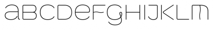Vanyla 4F Unicase Thin Font LOWERCASE