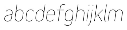 Variable Light Italic Font LOWERCASE