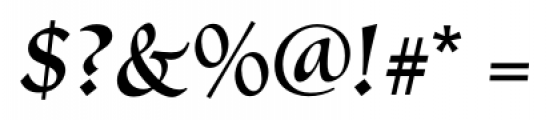 Vatican Medium Italic Font OTHER CHARS