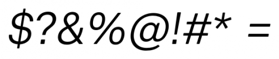Vaud Display Italic Font OTHER CHARS