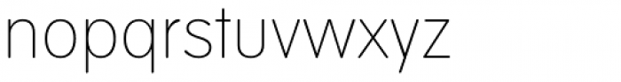 VAG Rounded Next Thin Font LOWERCASE