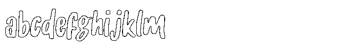 Vacances Outline FONT