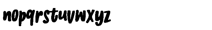 Vacances Regular Font LOWERCASE