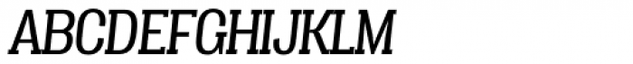 Vacer Serif Book Italic Font UPPERCASE