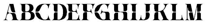 Vacero Font UPPERCASE