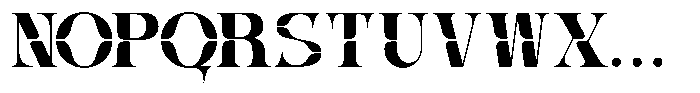 Vacero Font UPPERCASE