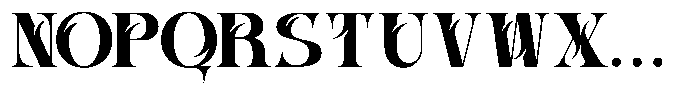 Vacero Font LOWERCASE