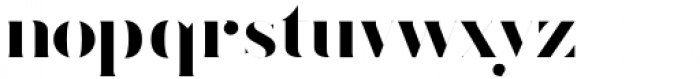 Vacui Bold Font LOWERCASE