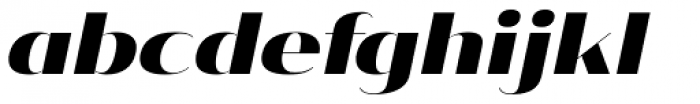 Vage Bold Italic Font LOWERCASE