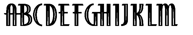 Vagento Fill Font UPPERCASE
