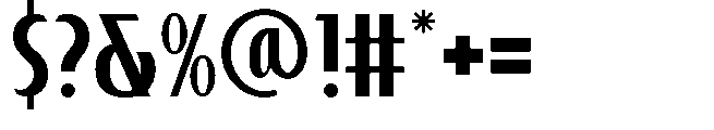 Vagento Regular Font OTHER CHARS