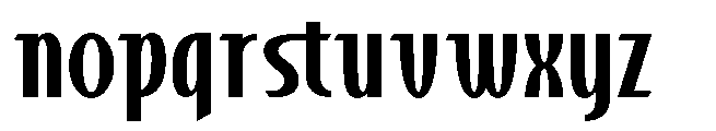 Vagento Regular Font LOWERCASE
